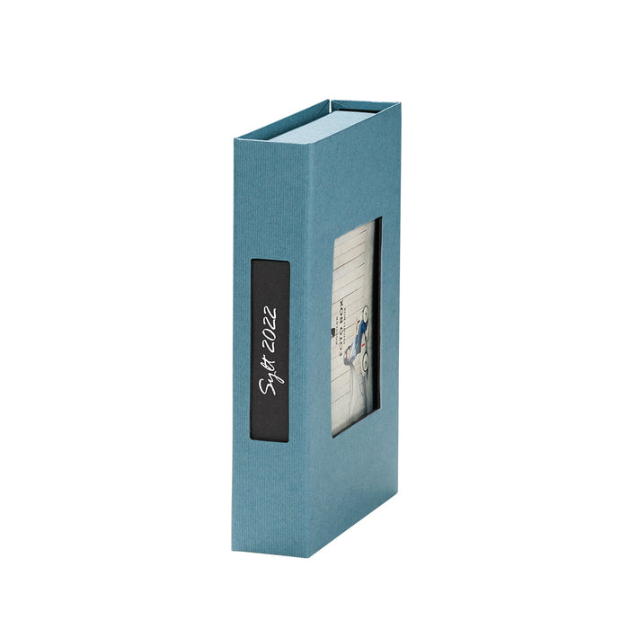 Fotobox | Fotoformat 13x18 | mit Passepartout | denim
