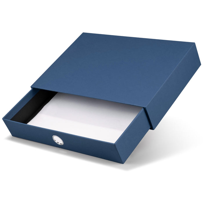 1er Schubladenbox für A4, Navy-Blau