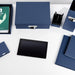 Aufbewahrungsbox mit Griff für A4, Navy-Blau