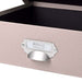 Aufbewahrungsbox mit Griff für A4, Powder-Rosa
