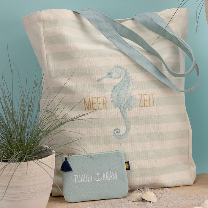 Mini Pouch „Meer Liebe“  | 135x95mm | aus Stoff | Tüddelkram