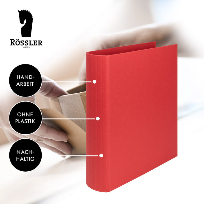 Ringbuch für A4, Rot
