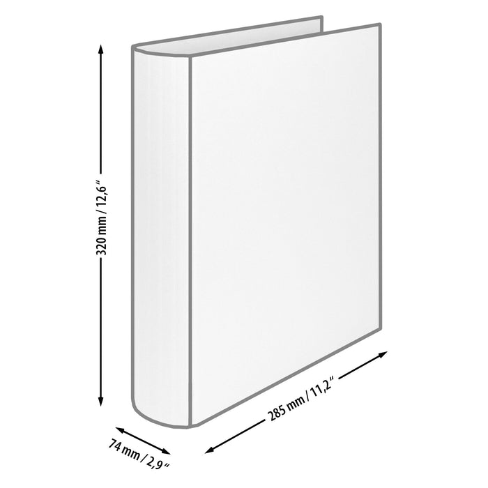 Ringbuch für A4, Stone-Grau